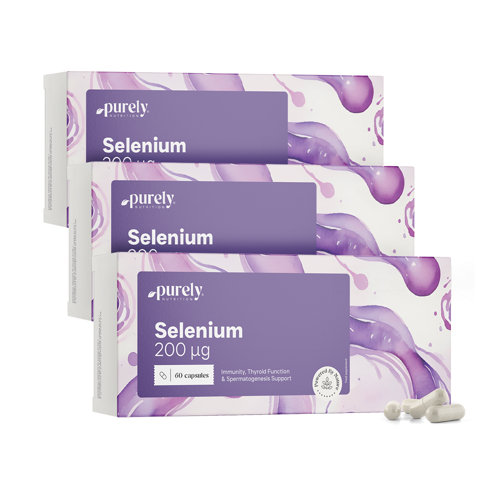 3x Selen 200 µg, zusammen 180 Kapseln