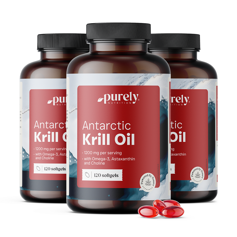 3x Krillöl 1200 mg, zusammen 360 Weichkapseln