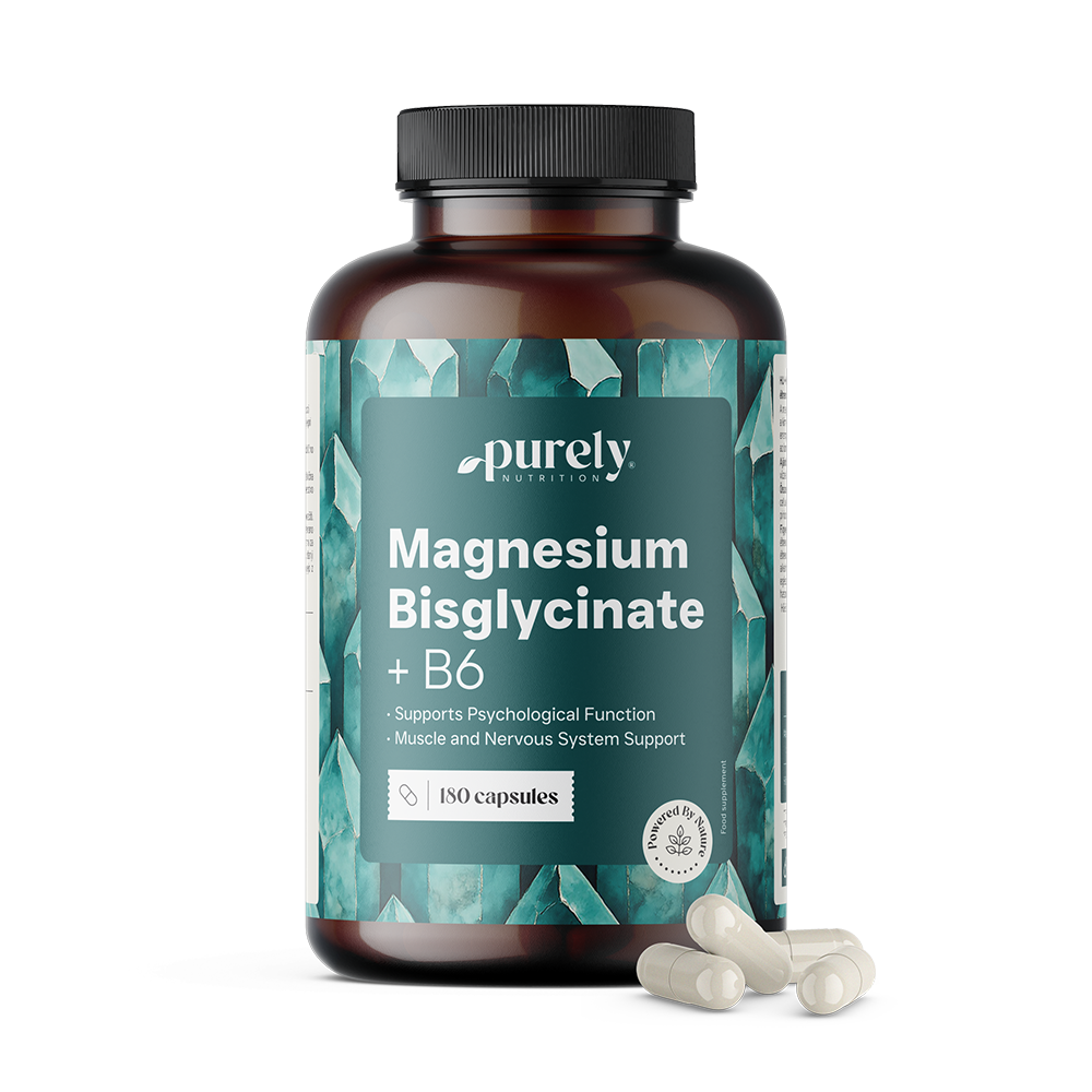 Magnesiumbisglycinat mit Vitamin B6.