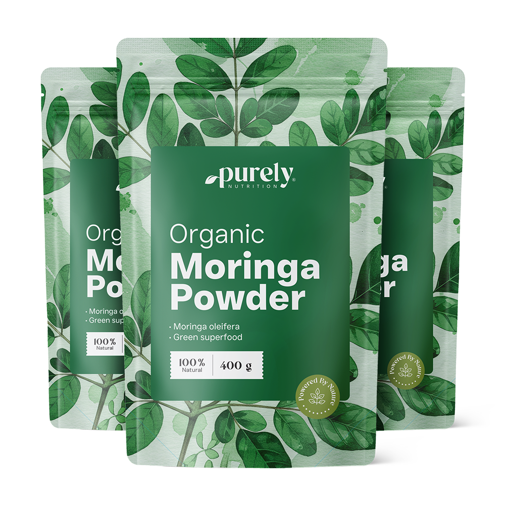 3x BIO Moringa v prášku, spolu 1200 g