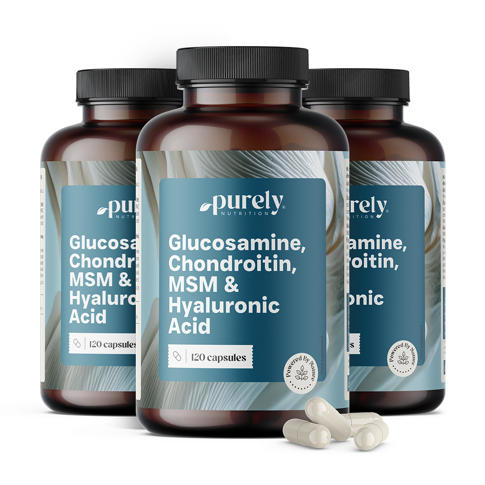 Glucosamina, condroitina, MSM y ácido hialurónico