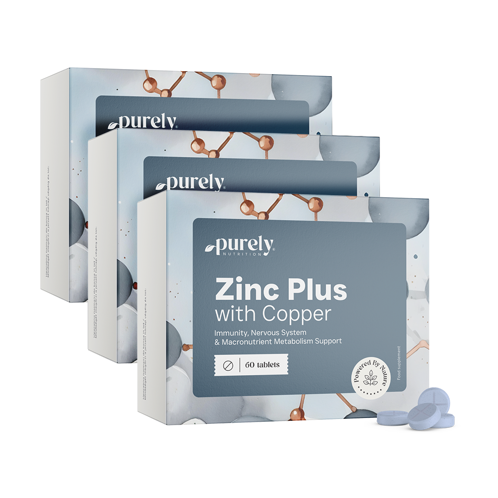 3x Zinc Plus, ensemble 180 comprimés
