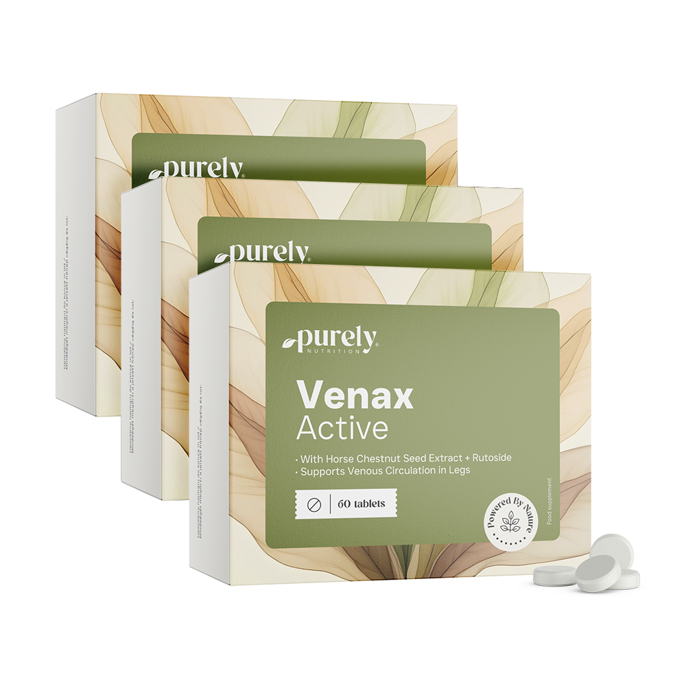 3x Venax Active - complexe pour les veines et la circulation sanguine, ensemble 180 comprimés