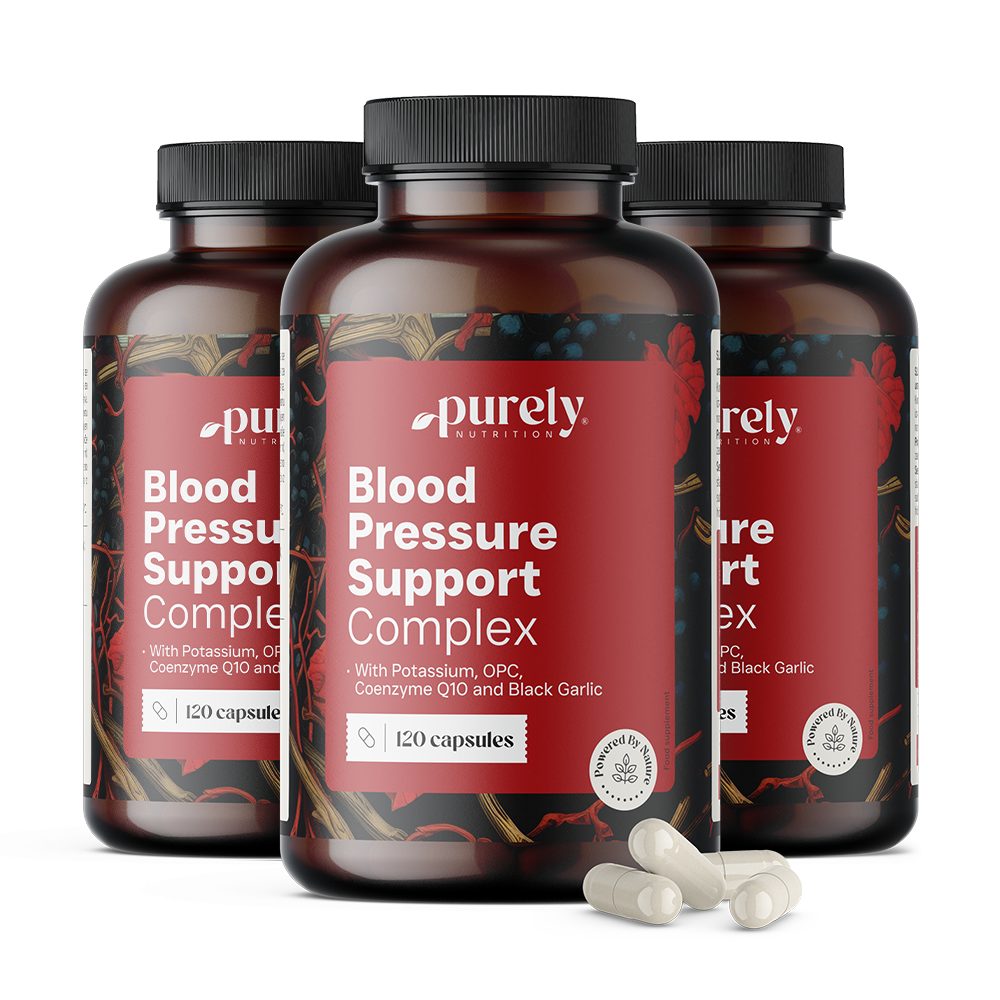 3x Blood Pressure Support Complex – complexe de soutien de la tension artérielle, ensemble 360 gélules