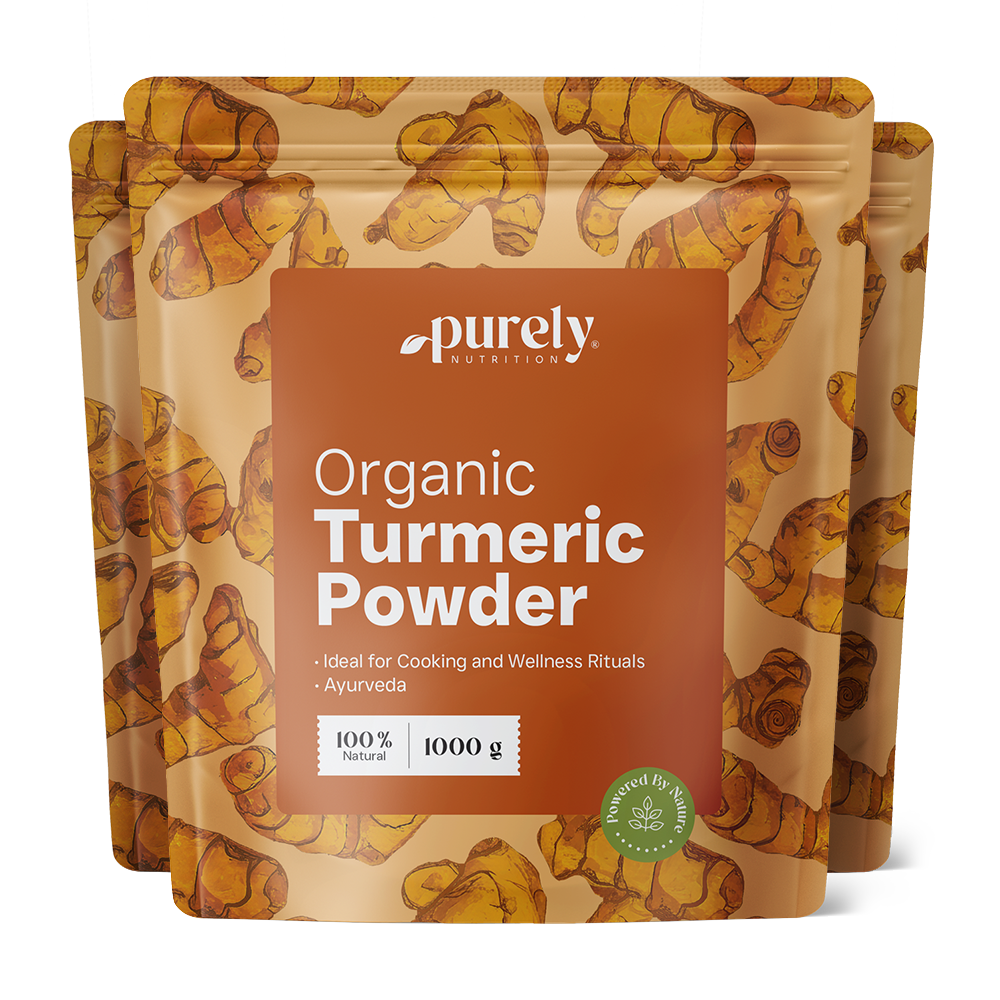 3x Curcuma BIO en poudre, ensemble 3000 g