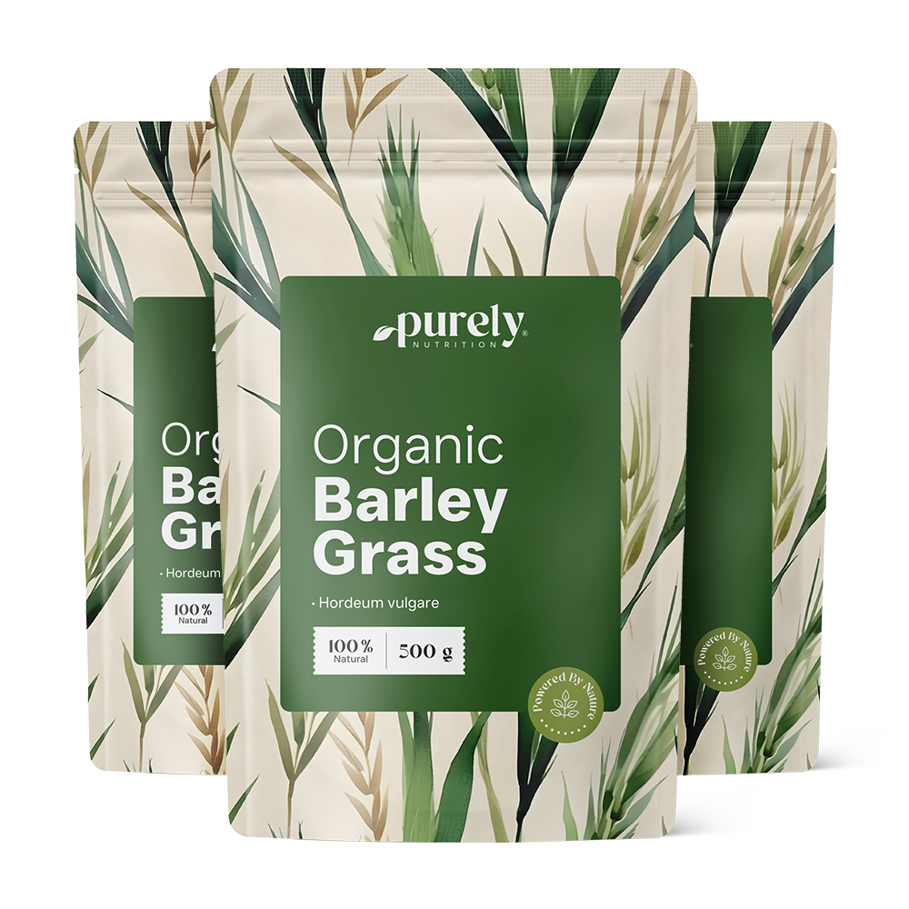3x BIO Herbe d’orge, ensemble 1500 g