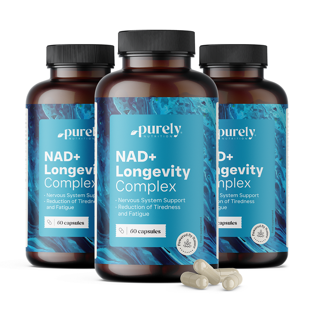 3x NAD+ Longevity Complex, ensemble 180 gélules